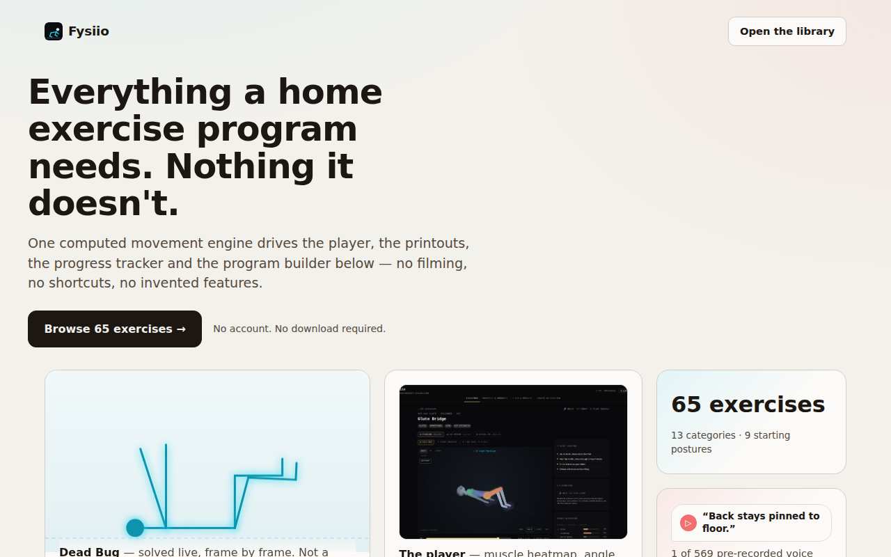 Desktop screenshot of the The Everything Grid landing page