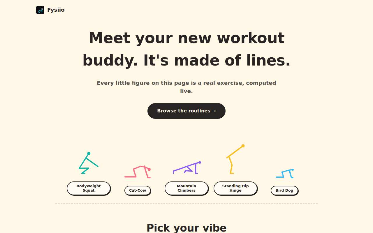 Desktop screenshot of the Little Lines, Big Recovery landing page