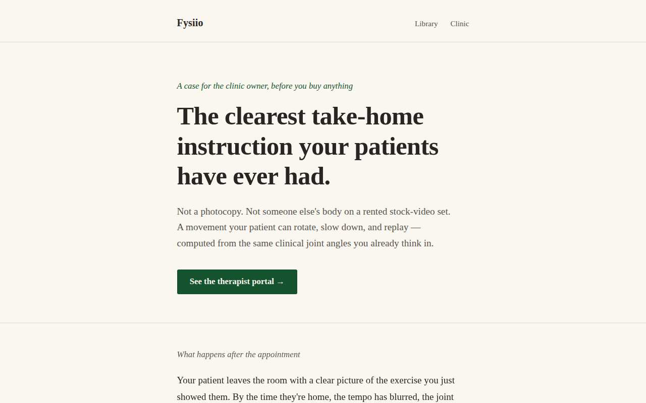 Desktop screenshot of the The Case for Computed Care landing page