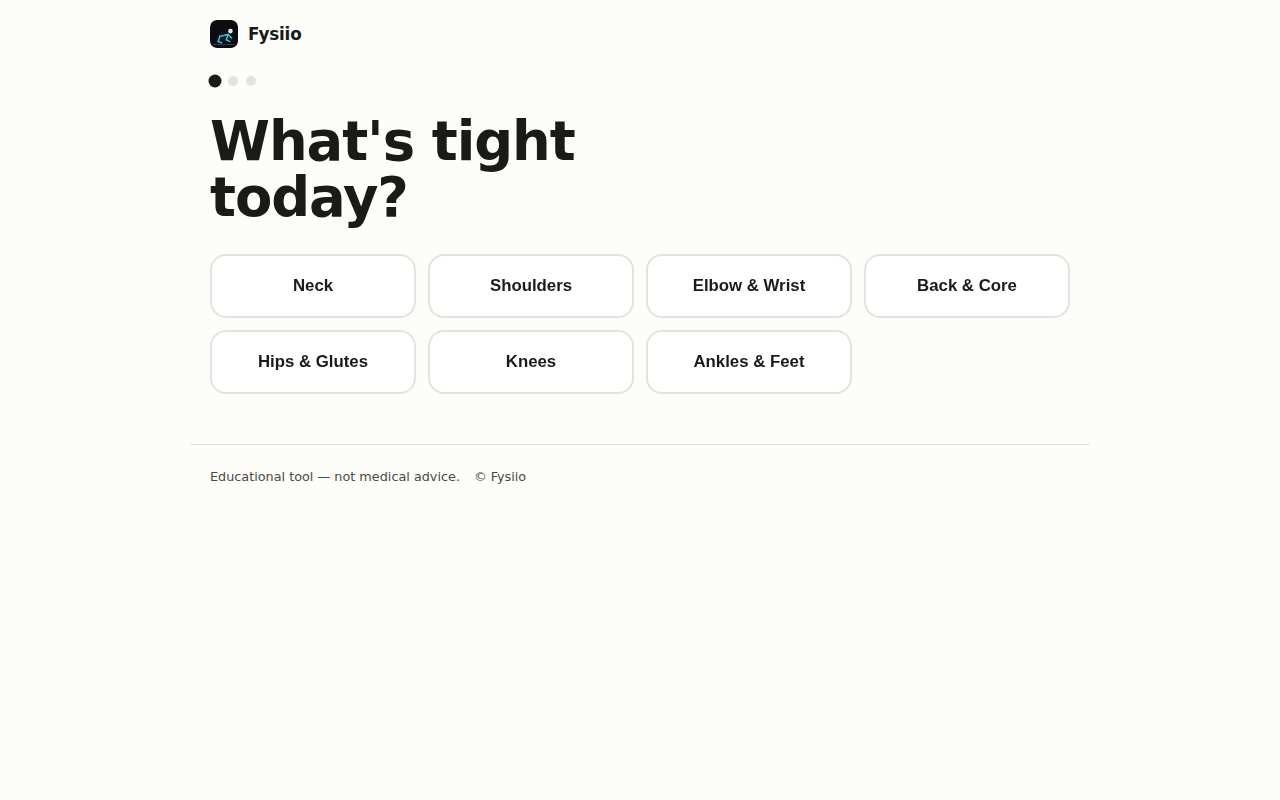 Desktop screenshot of the The Five-Minute Fix landing page