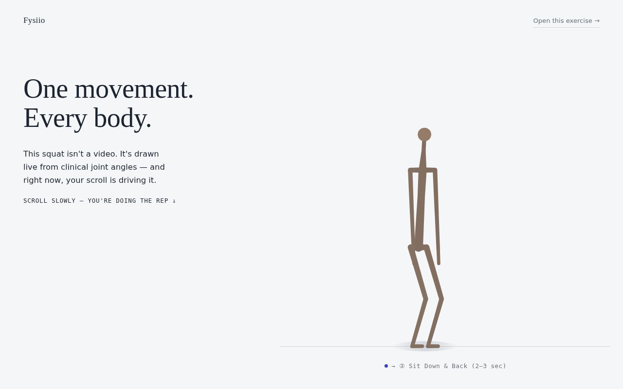 Desktop screenshot of the Every Body landing page